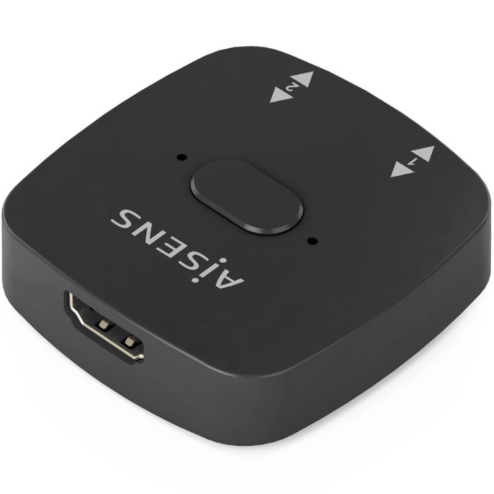 Aisens Conmutador HDMI 4K@60Hz Bidireccional A123-0948 Negro